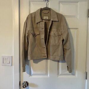Abercrombie Beige Denim Jacket